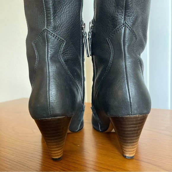 Naked Feet Semper Leather Boots Size 6.5 Black - Picture 9 of 16